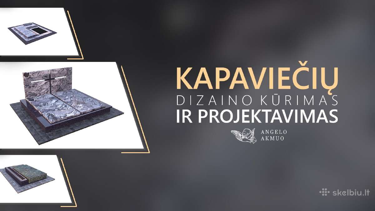Paminklai, Plokštės Kapams, Kapų įrengimas - nuotraukos Nr. 36