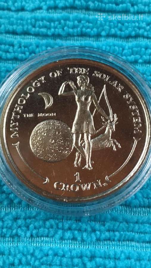 Moneta Gibraltar 2001m, 1 krona, cu-ni
