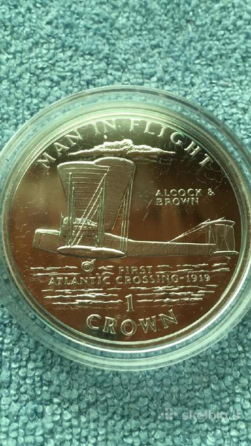 Moneta I.o.m. 1995m. 1 krona, sidabras(.925)