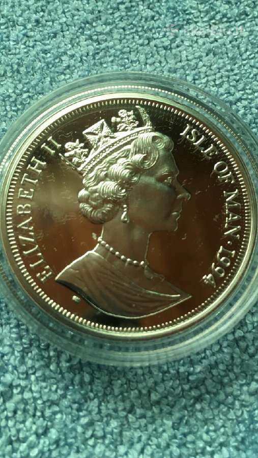 Moneta I.o.m. 1995m. 1 krona, sidabras(.925) - nuotraukos Nr. 2