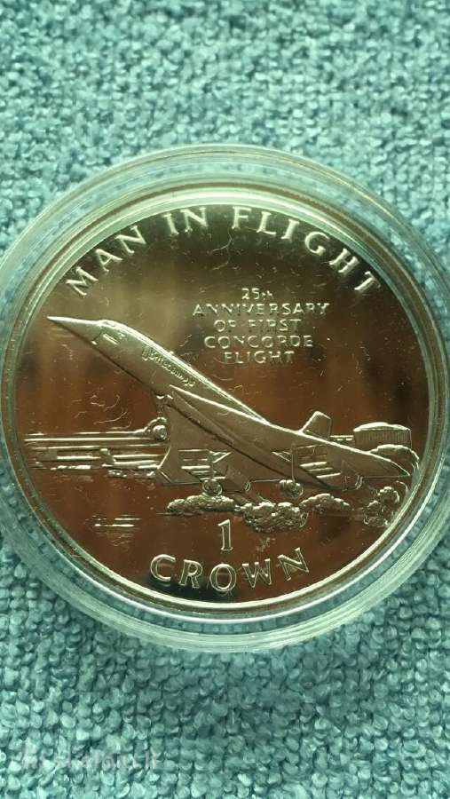 Moneta I.o.m. 1995m, 1 krona, sidabras(.925), 28g,