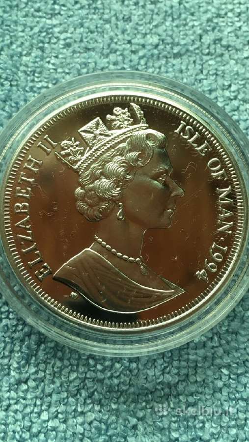 Moneta I.o.m. 1995m, 1 krona, sidabras(.925), 28g, - nuotraukos Nr. 2