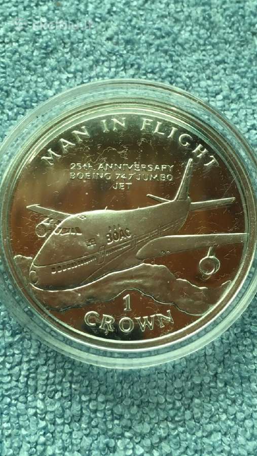 Moneta I.o.m. 1995m, 1 krona. sidabras(.925)