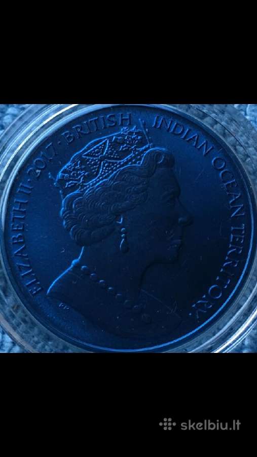 Moneta B.indian O.t. 2017m, 2 svarai, titanas - nuotraukos Nr. 2