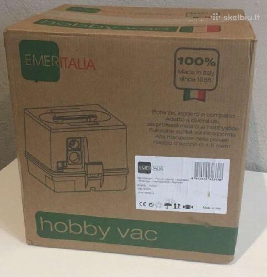 Itališkas dulkiu siurblys Emeritalia - nuotraukos Nr. 5