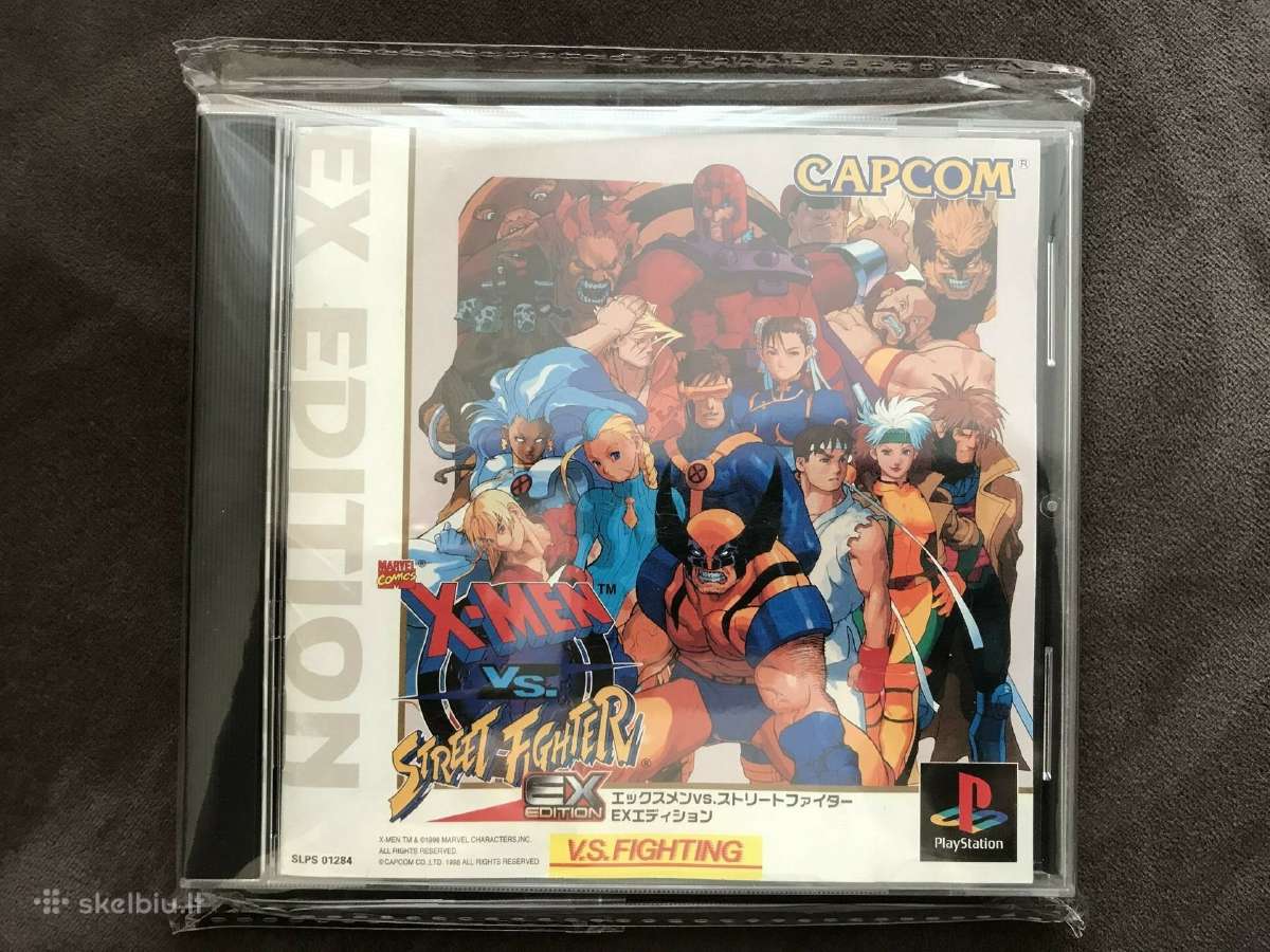 X men vs street fighter ps1, ps2, ntsc-j