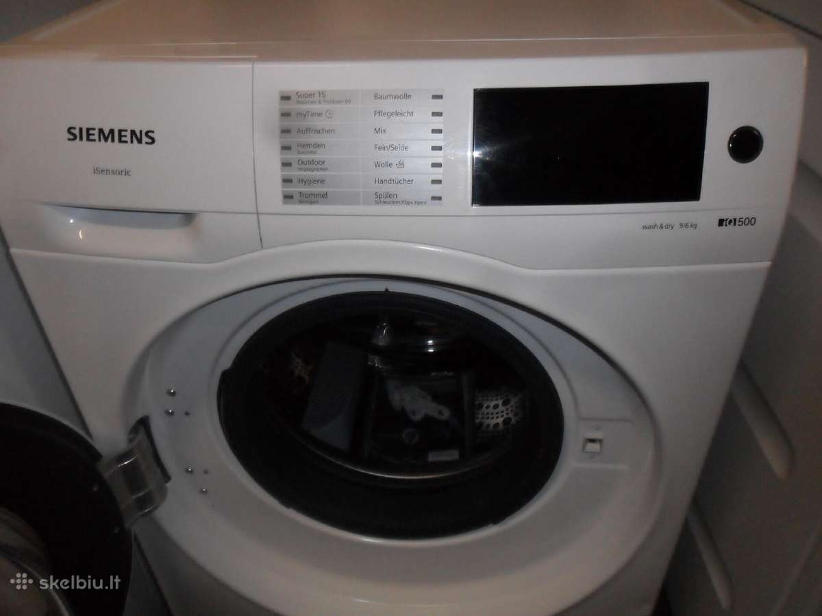 Skalbimo masina su dziovykle Siemens 9+6kg - nuotraukos Nr. 7