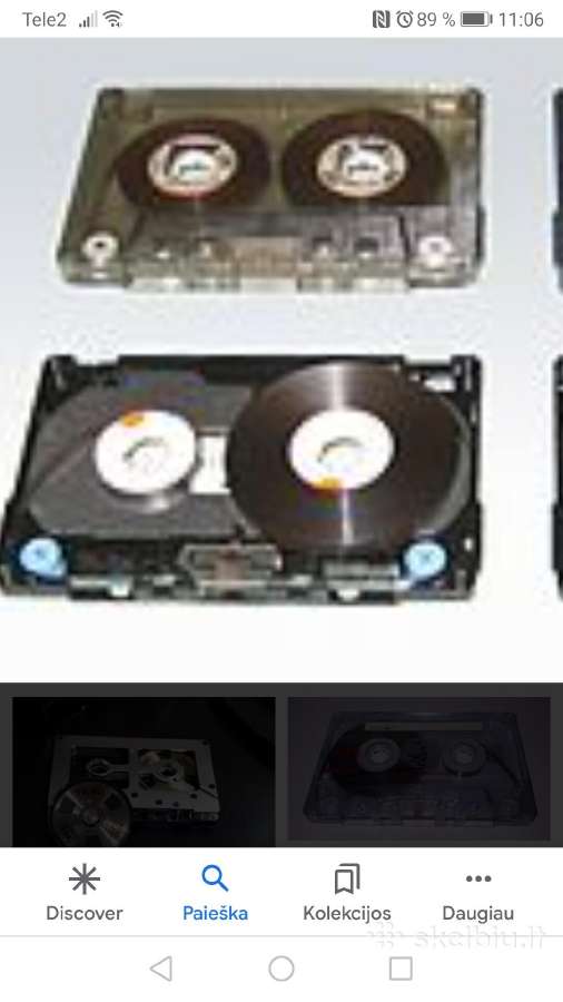 Gal nereikia video ar audio kasečių, plokštelių