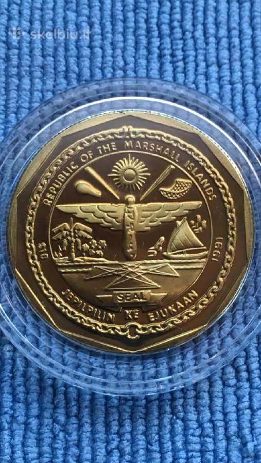 Moneta Marshall isl. 1991m, 10 dollars - nuotraukos Nr. 2