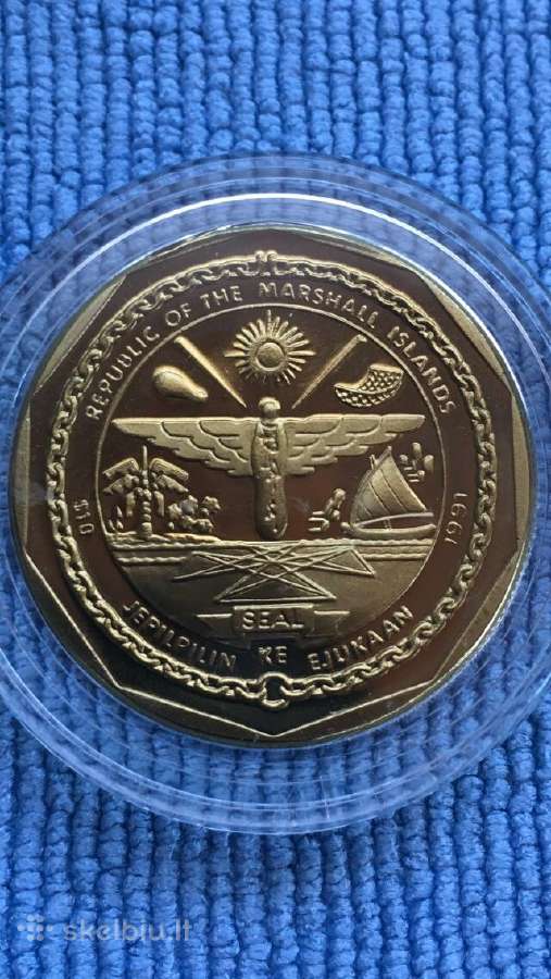 Moneta Marshall isl. 1991m, 10 dollars - nuotraukos Nr. 2