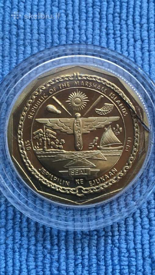 Moneta Marshall isl. 1991m, 10 dollars - nuotraukos Nr. 2