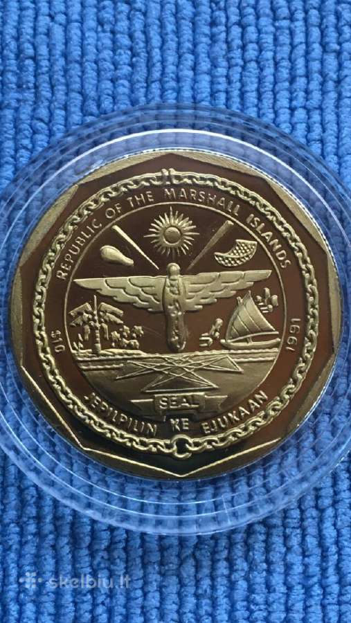 Moneta Marshall isl. 1991m, 10 dollars - nuotraukos Nr. 2