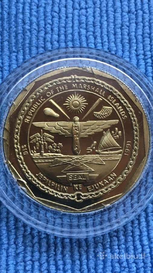 Moneta Marshall isl. 1991m, 10 dollars - nuotraukos Nr. 2