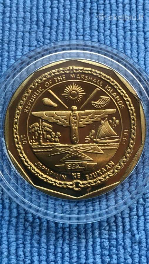 Moneta Marshall isl. 1991m, 10 dollars - nuotraukos Nr. 2