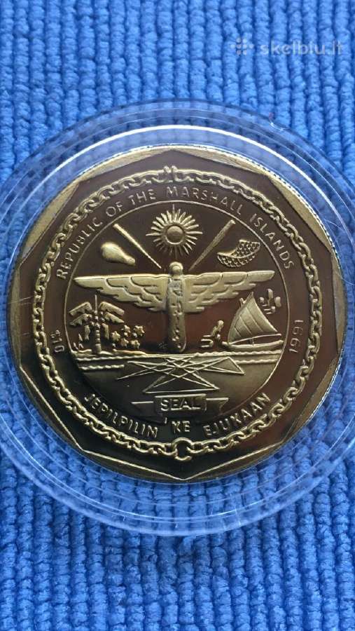 Moneta Marshall isl. 1991m, 10 dollars - nuotraukos Nr. 2