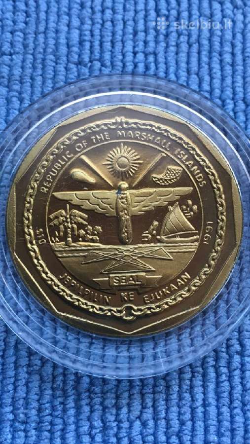 Moneta Marshall isl. 1991m, 10 dollars - nuotraukos Nr. 2