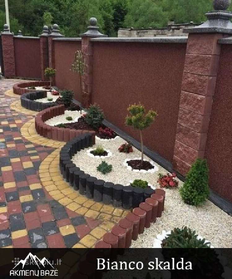 Dekoratyvinė skalda, gludinti akmenukai, mulčias - nuotraukos Nr. 5