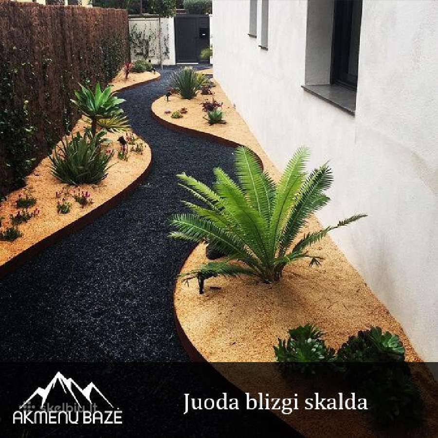 Dekoratyvinė skalda, gludinti akmenukai, mulčias - nuotraukos Nr. 8