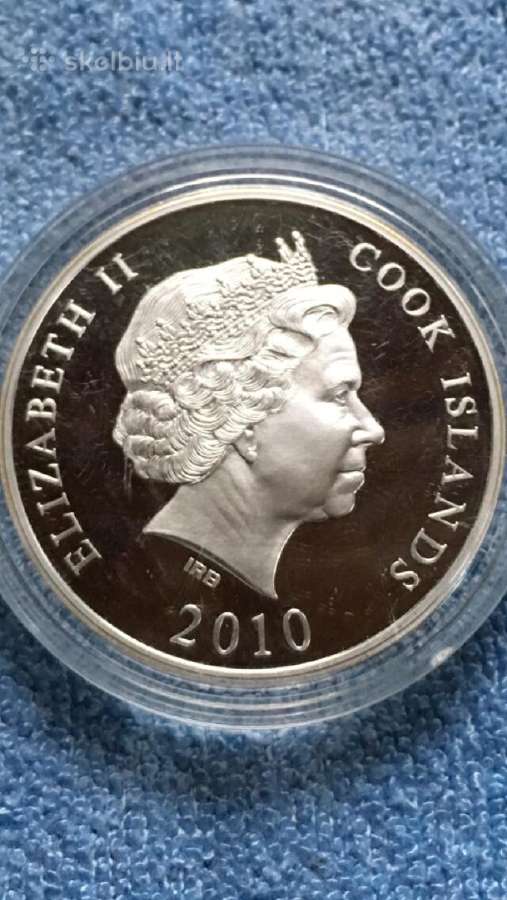 Moneta Cook isl, 2010m, 10 dollars, sidabras(.999) - nuotraukos Nr. 2