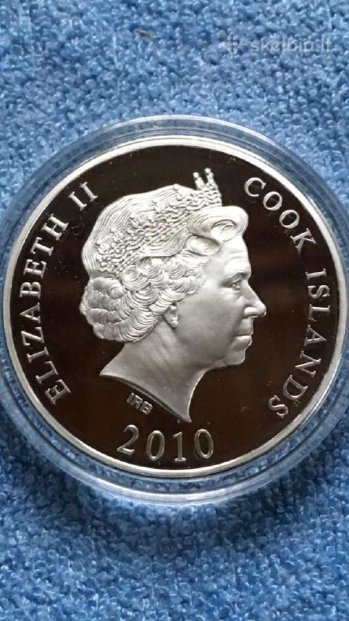 Moneta Cook isl, 2010m, 10 dollars, sidabras(.999) - nuotraukos Nr. 2