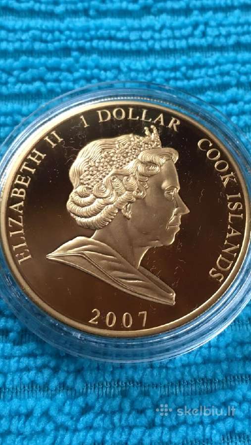 Moneta Cook isl, 2007m, 1 dollar, cu-ni - nuotraukos Nr. 2