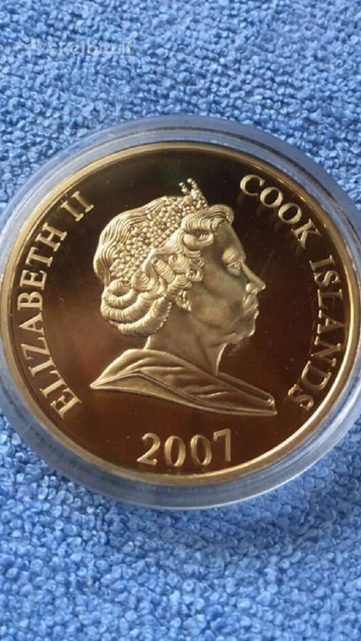Moneta Cook isl, 2007m, 1 dollar, cu-ni - nuotraukos Nr. 2