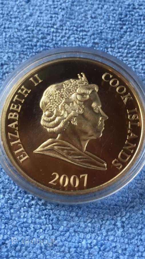 Moneta Cook isl, 2007m, 1 dollar, cu-ni - nuotraukos Nr. 2