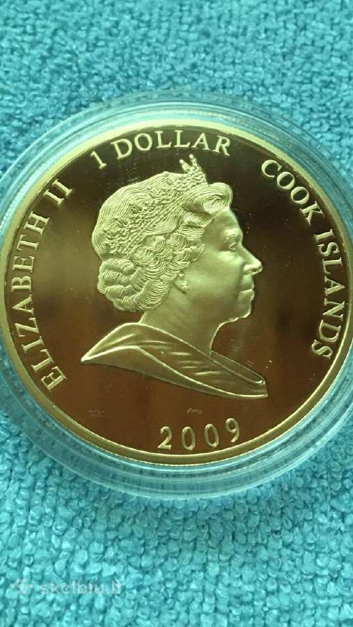 Moneta Cook isl, 2009m, 1 dollar, cu-ni - nuotraukos Nr. 2