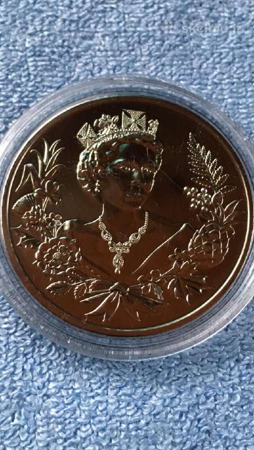 Moneta Pitcairn isl, 2012m, 2 dollars, cu-ni