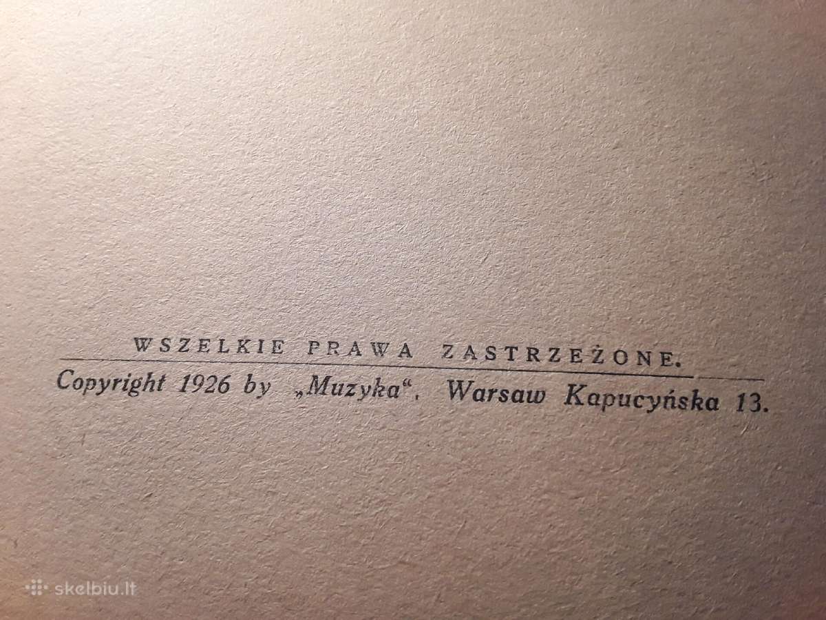 Muzika wspolczesna . 1926 m - nuotraukos Nr. 6