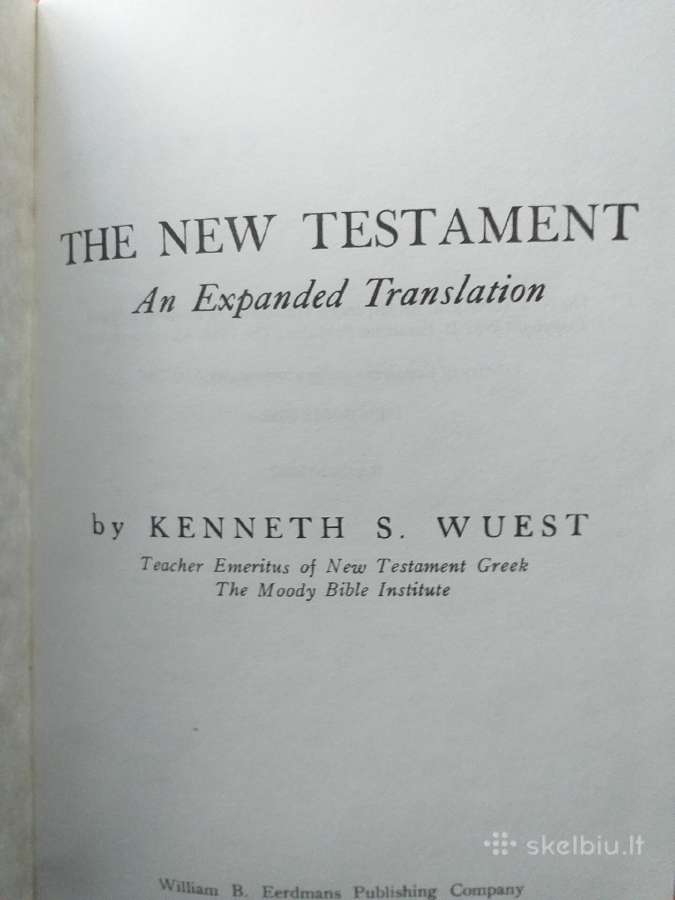 Naujojo Testamento graikiško teksto studijavimui - nuotraukos Nr. 5