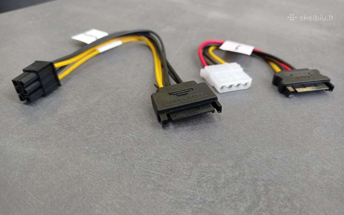 Mining Rig Kabeliai, Priedai, Pcie kabeliai, Psu - nuotraukos Nr. 5