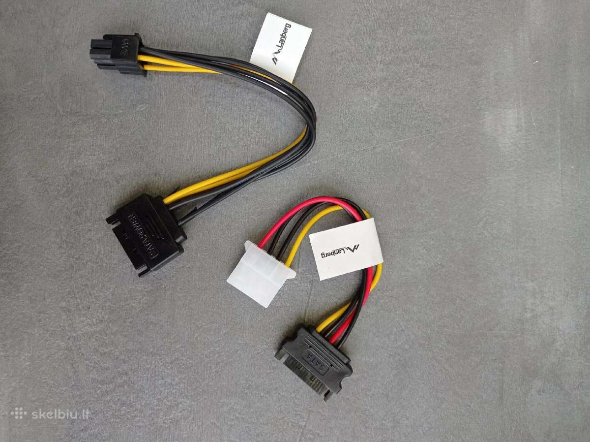 Mining Rig Kabeliai, Priedai, Pcie kabeliai, Psu - nuotraukos Nr. 6