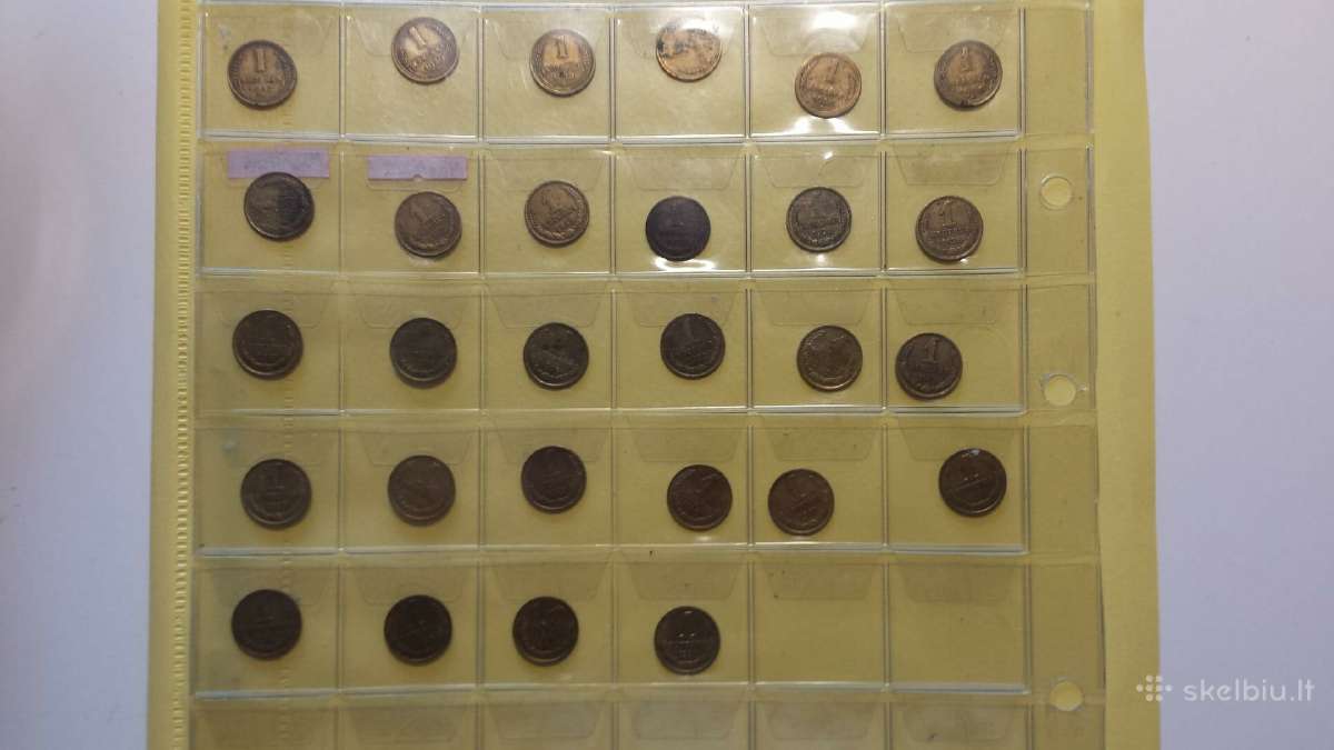 Kopeiku kolekcja.1,2,3,5,10,15,20,no1928 m,iki1991 - nuotraukos Nr. 20