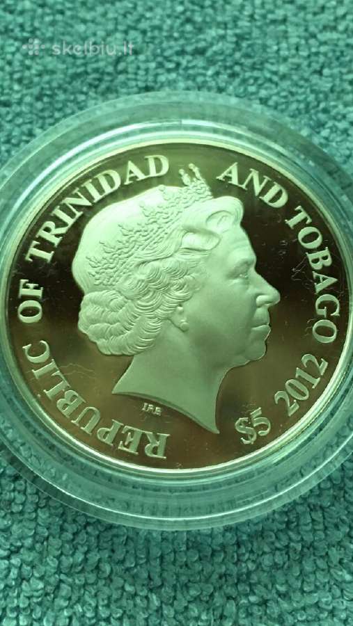 Moneta Trinidad & T. 2012m. 5 dollars, sidabras - nuotraukos Nr. 2