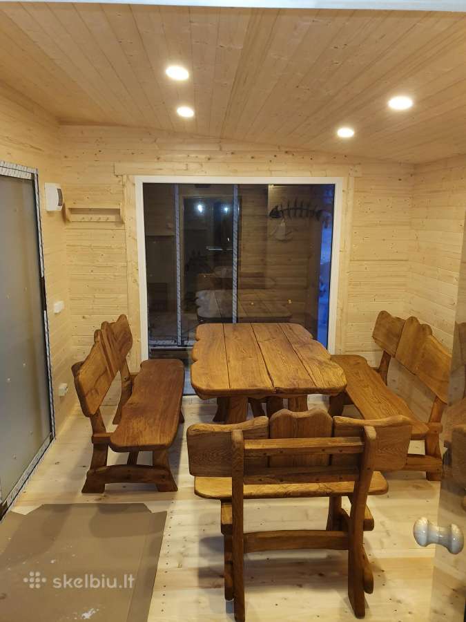 Pirtys sodo nameliai pavėsinės sandėliukai - nuotraukos Nr. 12