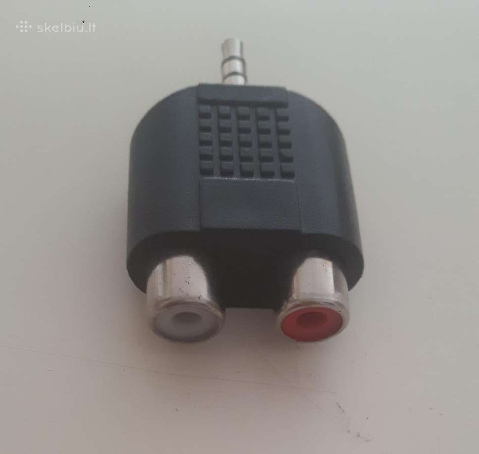 Perėjimas 2.5mm kištukas-2xrca lizdai 2.5mm Rca - nuotraukos Nr. 2