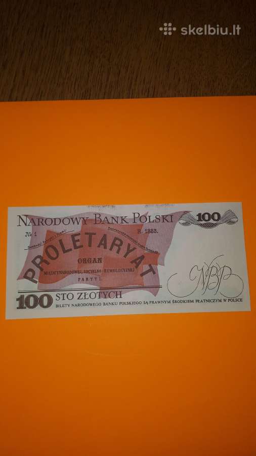 Lenkija 100 Zlotų 1988m. Unc - nuotraukos Nr. 2