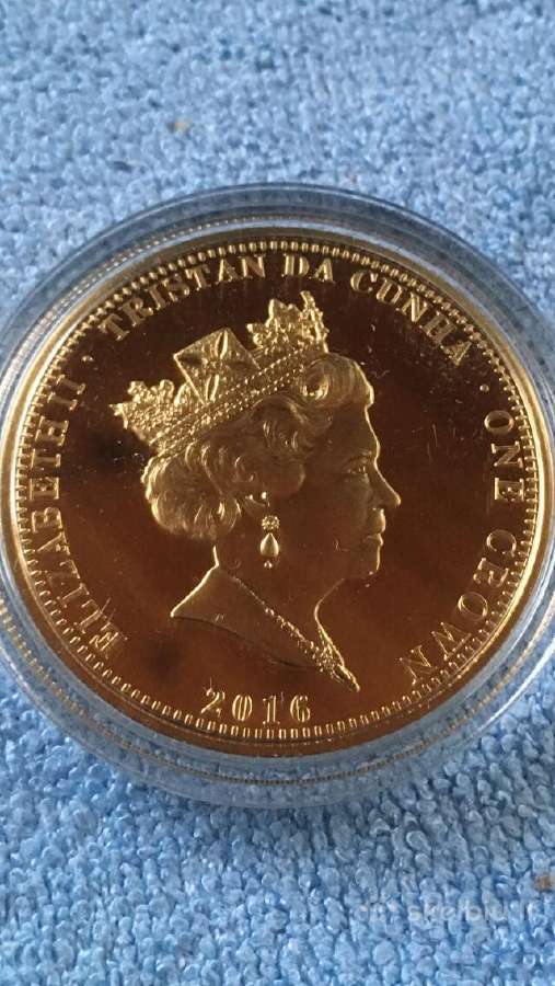 Moneta Tristan da C. 2016m. 1 krona, cu-ni - nuotraukos Nr. 2