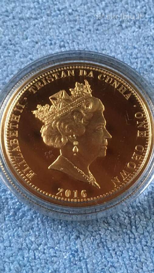 Moneta Tristan da C. 2016m. 1 krona, cu-ni - nuotraukos Nr. 2