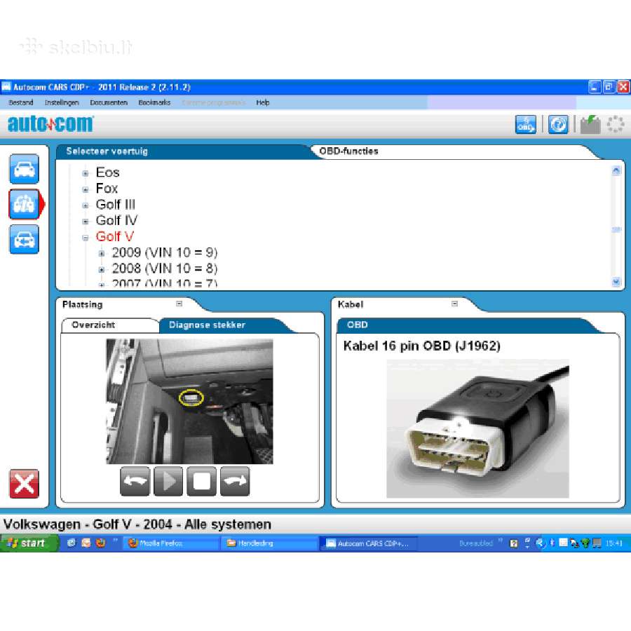 Autocom Delphi naujas be problem jungiasi prie Bmw