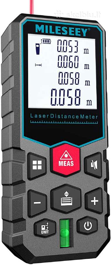 Lazerinis atstumo matuoklis / lazerinė rulėtė 40 m - nuotraukos Nr. 3