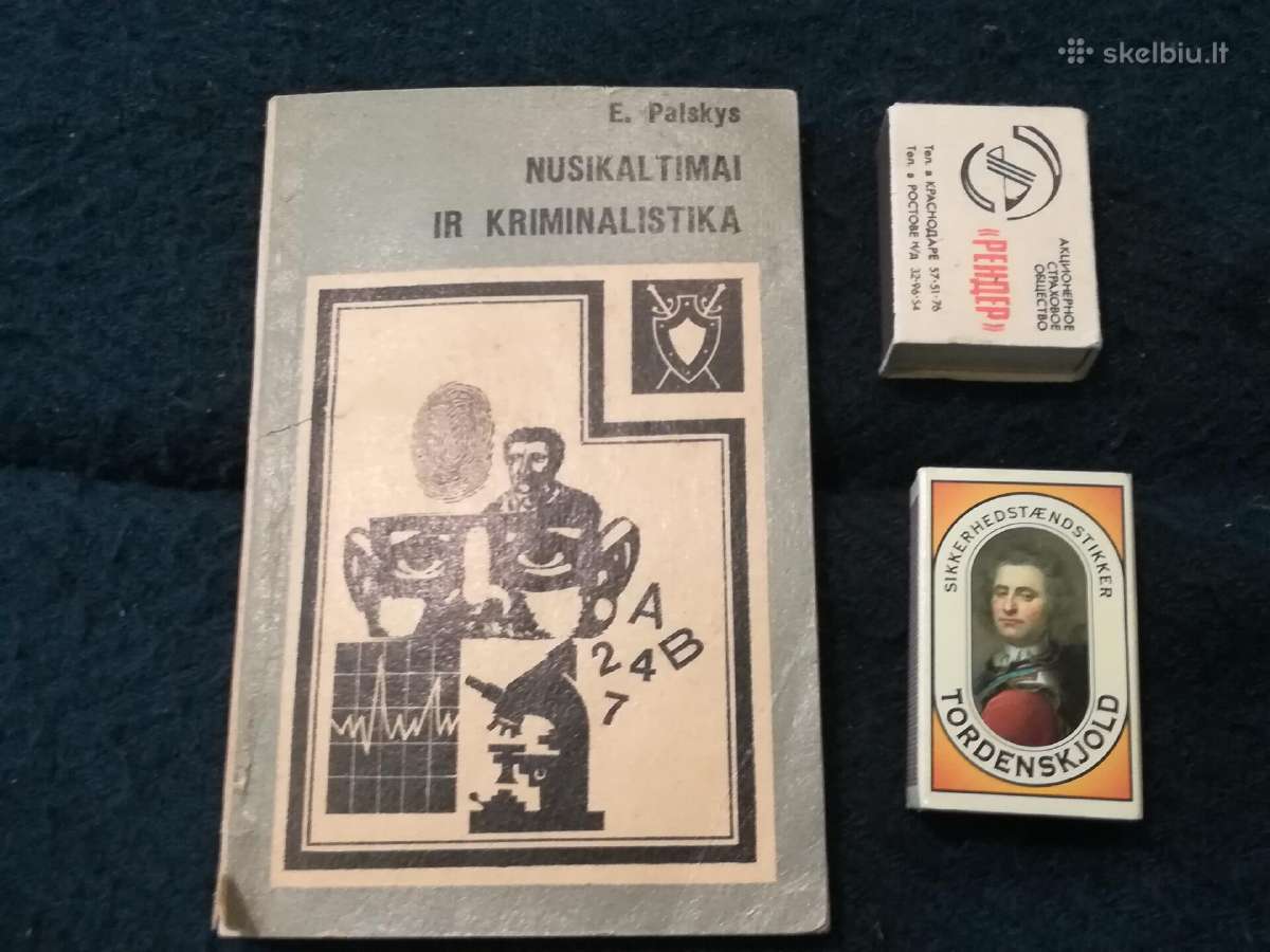 Knyga E. Palskys "Nusikaltimai ir kriminalistika" - nuotraukos Nr. 3
