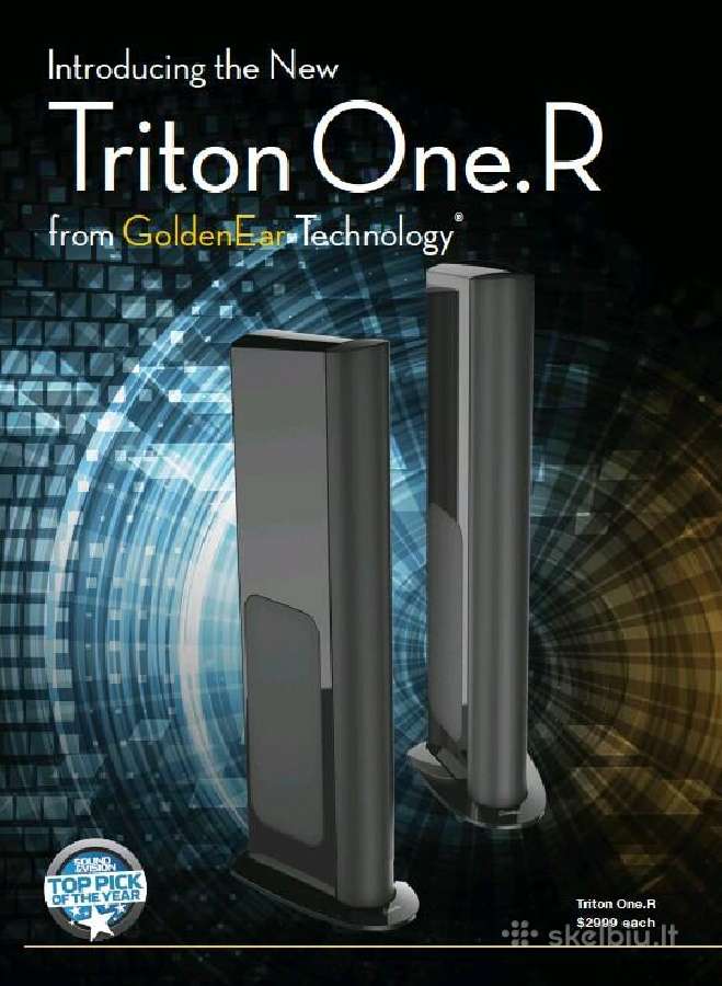 Goldenear One.r Two+ Three+ Five Forcefield 34x - nuotraukos Nr. 2