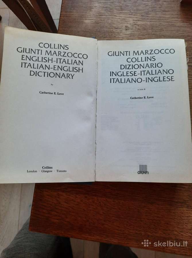 Mokomasis anglų- italų ir Italų- anglų k. žodynas - nuotraukos Nr. 3