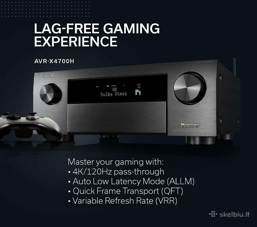 Denon Avr-x2800h recyveris naujas garantija - nuotraukos Nr. 2
