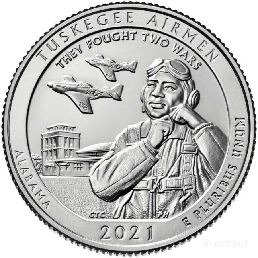 JAV 25 centai, 2021 Tuskegee Airmen, Alabama