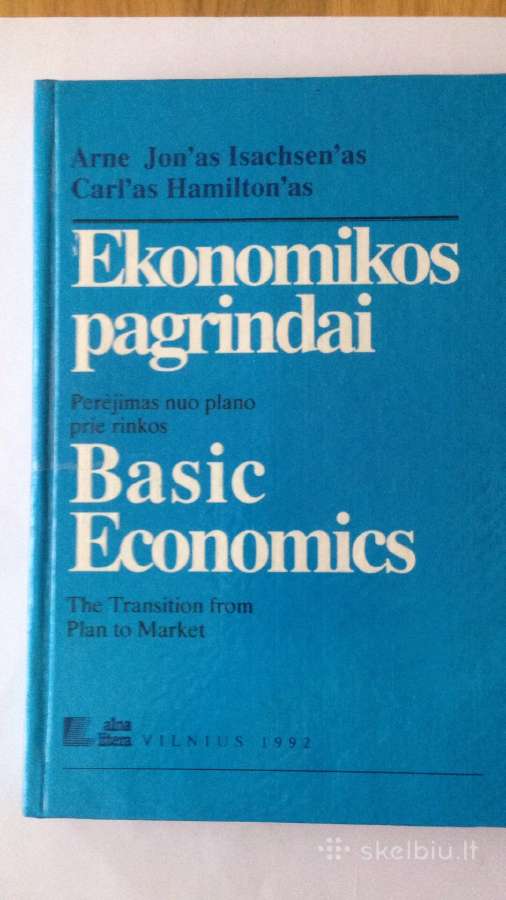 Knyga "Ekonomikos pagrindai"