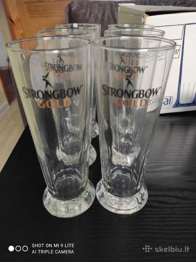 Bokalai Strongbow. 12 vnt