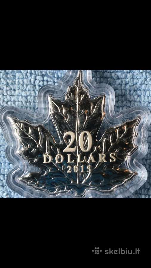 Moneta Canada 2015m. 20 dollars, sidabras